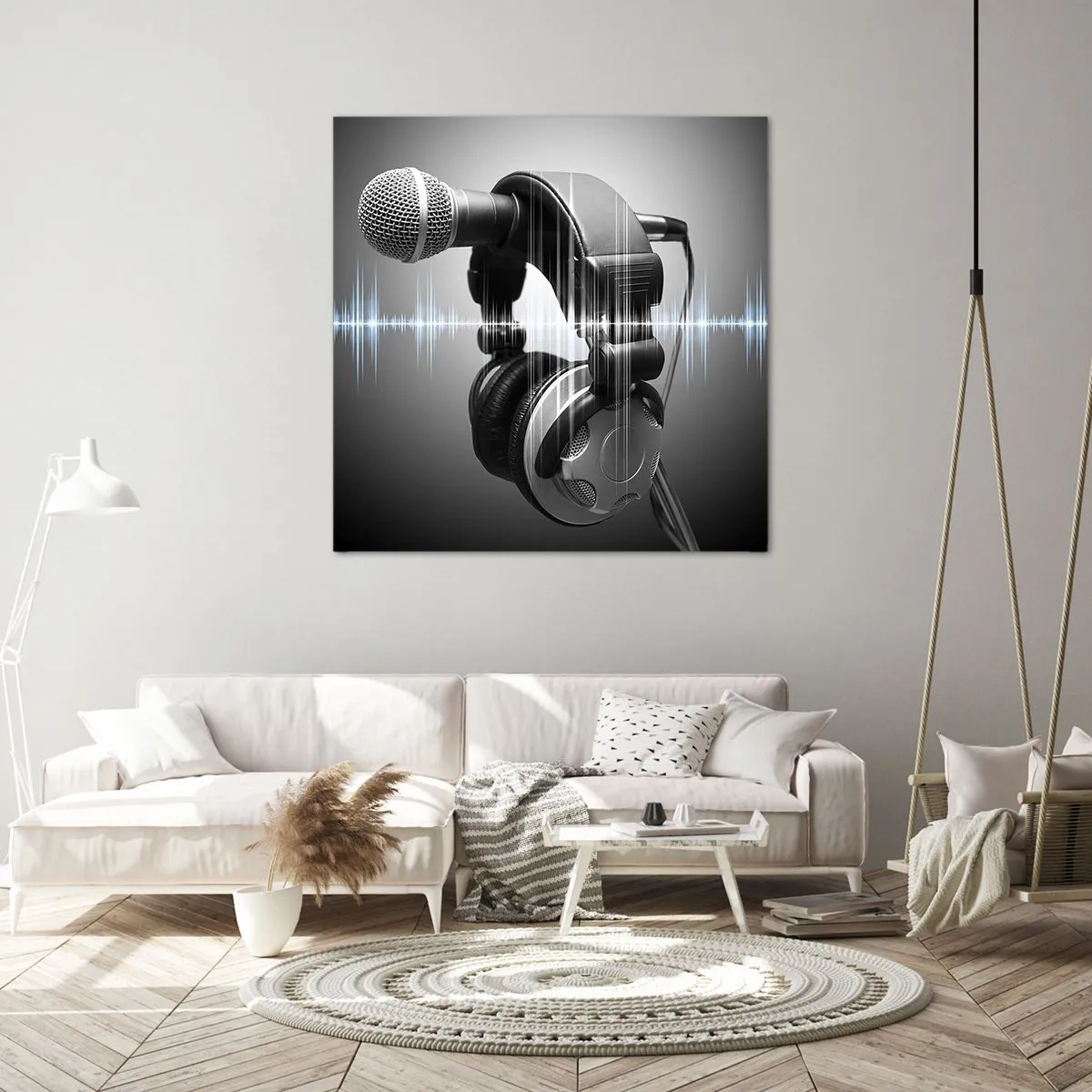 Bild auf Leinwand - Leinwandbild - Du kannst immer noch den Gesang hören - 50x50 cm