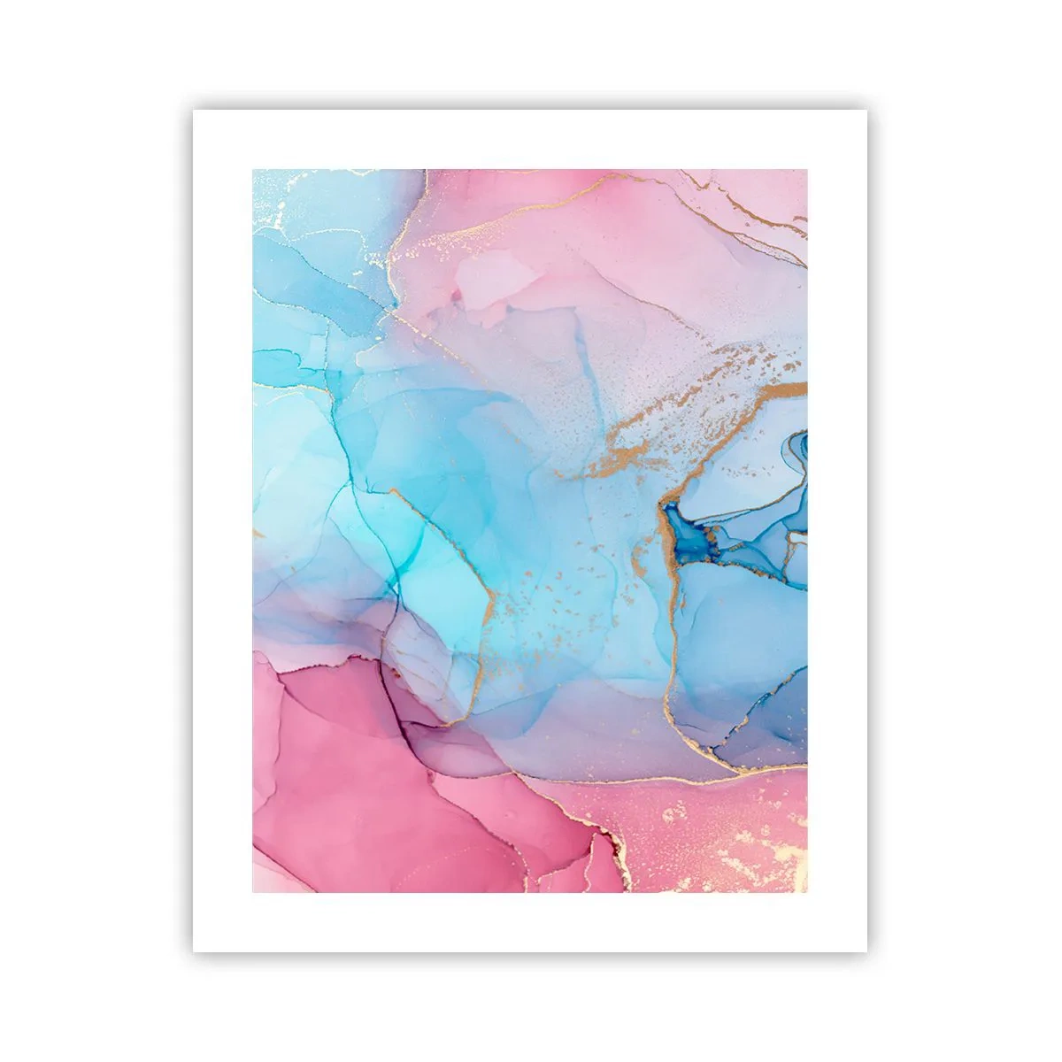 Poster - Begegnung und Durchdringung - 40x50 cm
