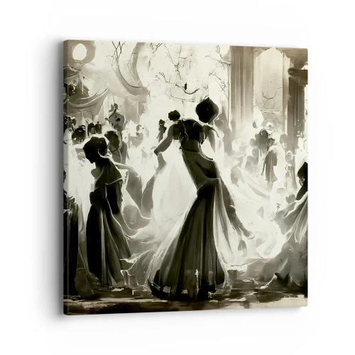 Bild auf Leinwand - Leinwandbild - Die große Maskerade - 40x40 cm