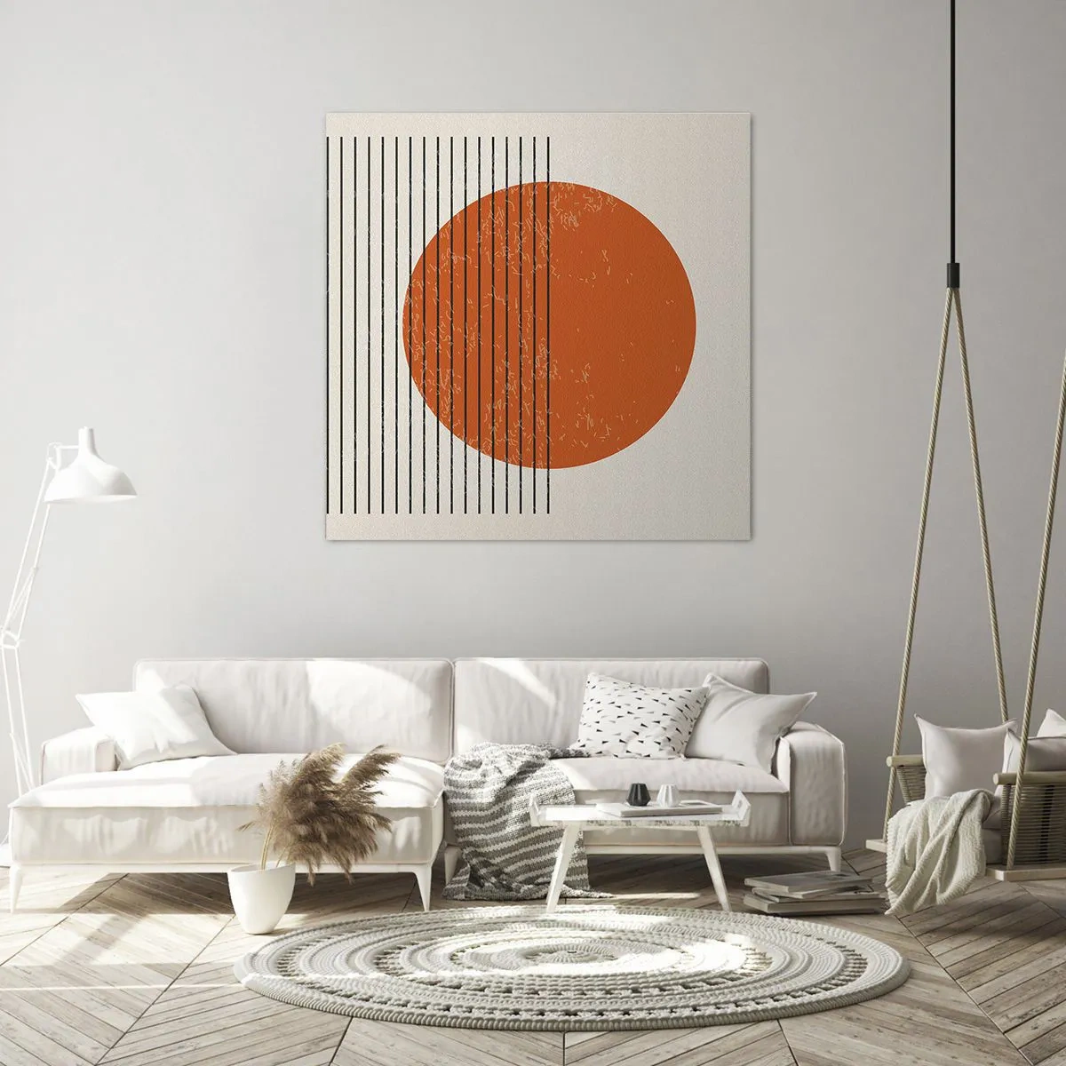 Bild auf Leinwand - Leinwandbild - Immer die Sonne - 70x70 cm