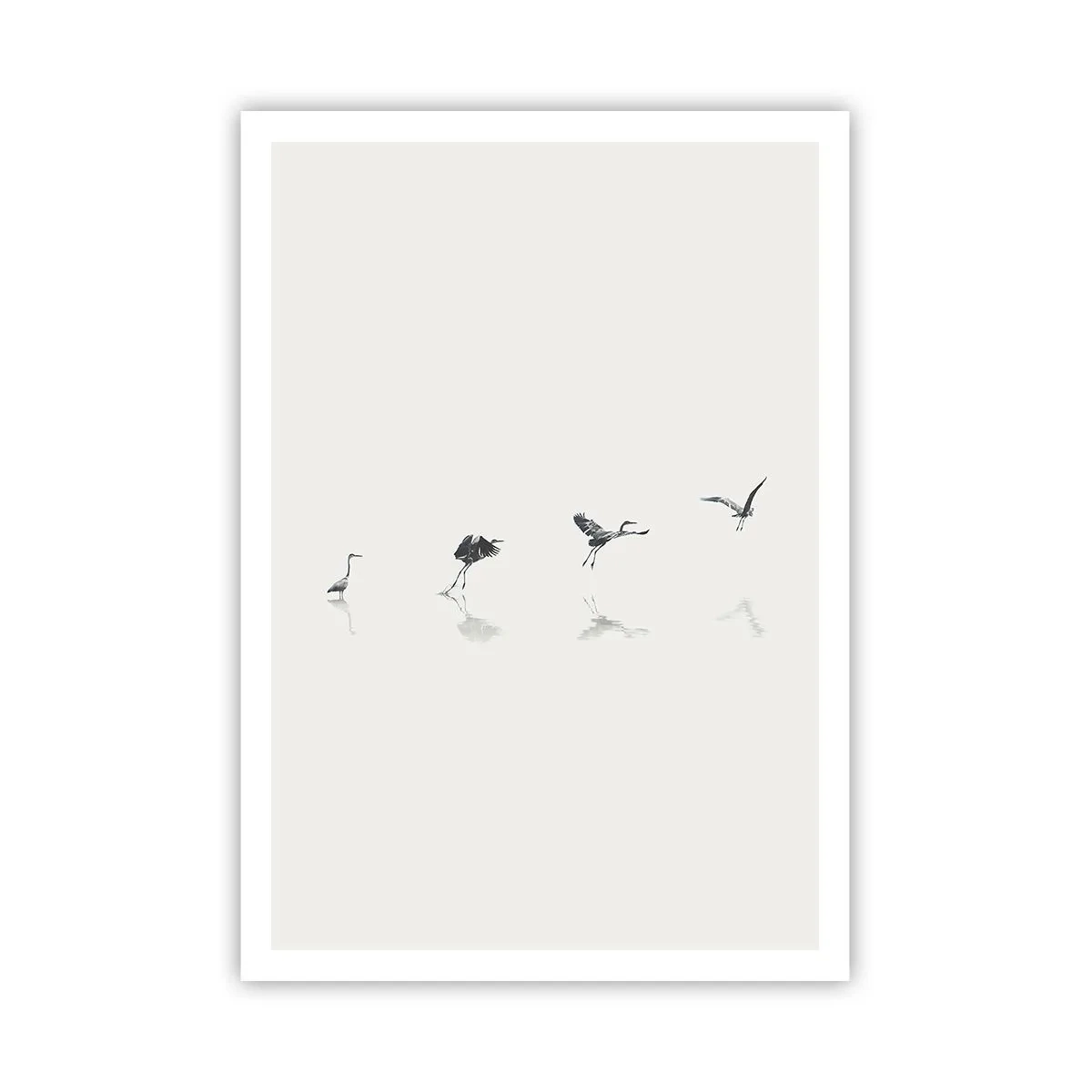 Poster - Vier einfache Schritte - 70x100 cm