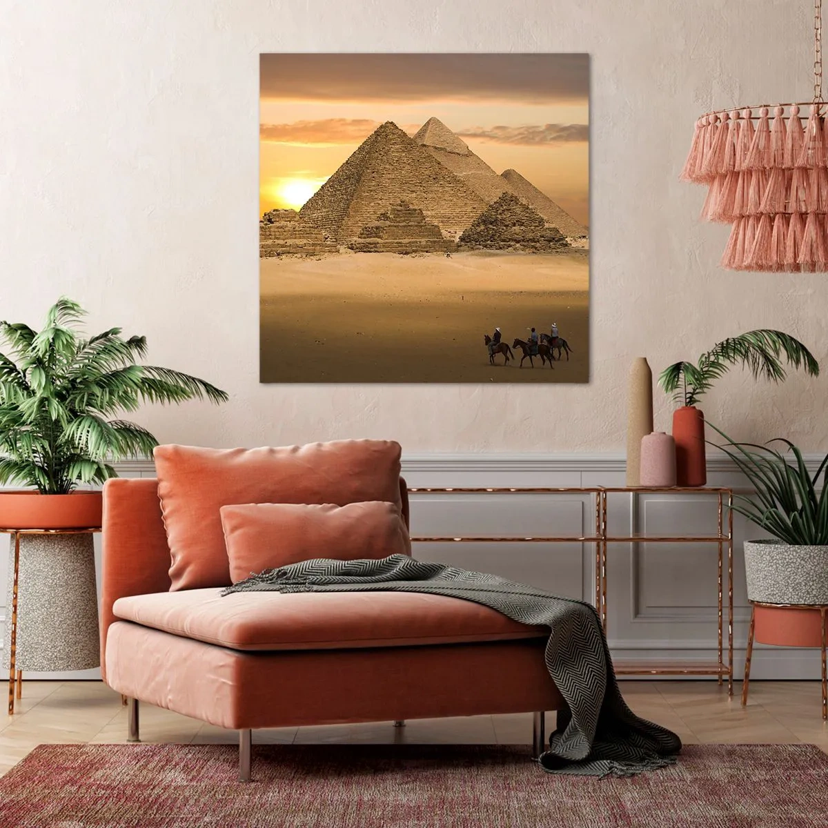 Bild auf Leinwand - Leinwandbild - Seit Tausenden von Jahren keine Veränderung - 70x70 cm