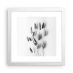 Poster in einem weißen Rahmen - Eure flauschige Grashoheit - 30x30 cm