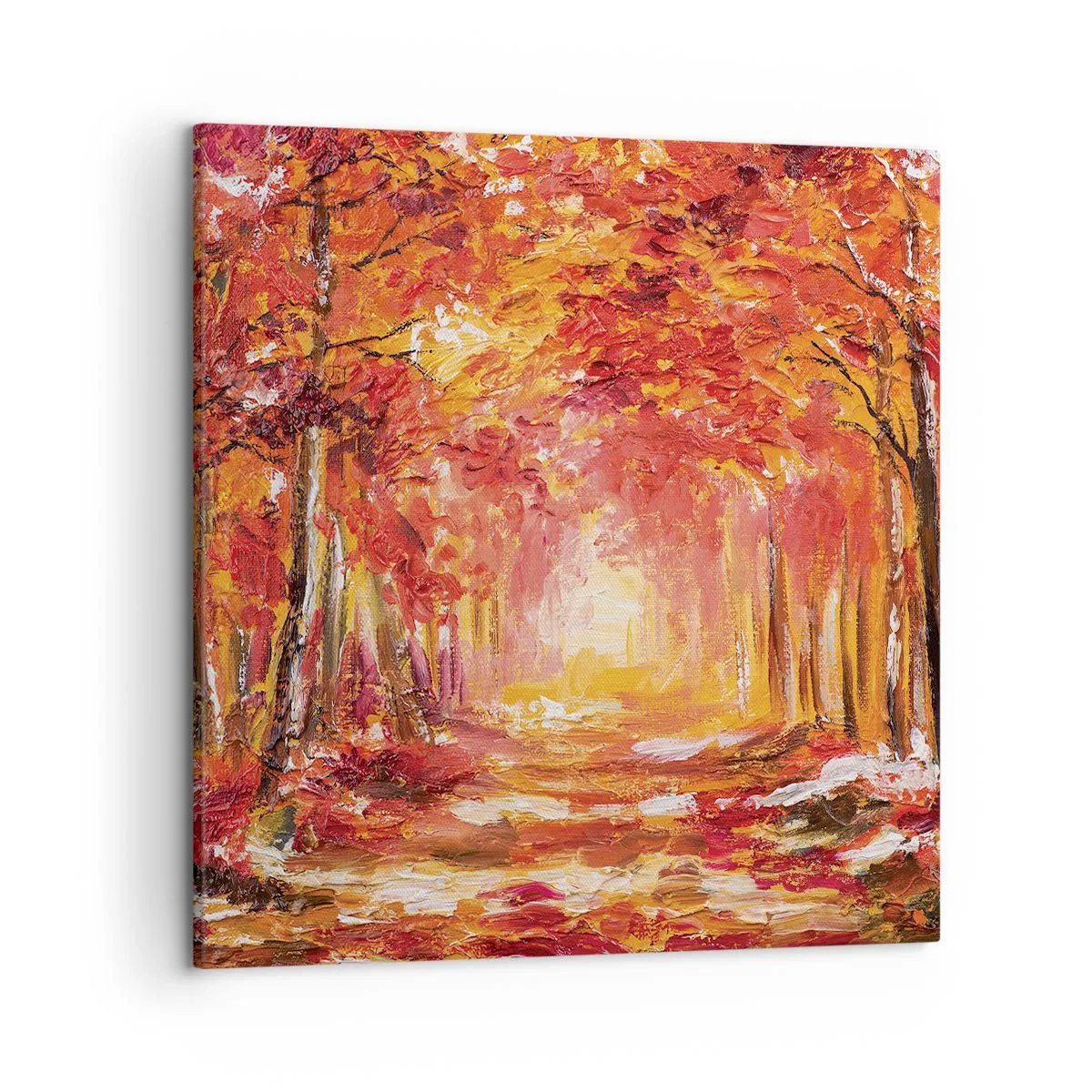 Bild auf Leinwand - Leinwandbild - Kupferwald - 50x50 cm