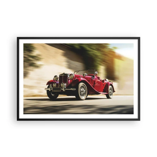 Poster in einem schwarzem Rahmen - Schöner als Nike von Samothrake - 91x61 cm