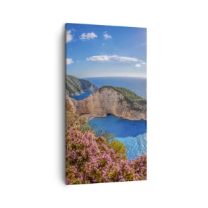 Bild auf Leinwand - Leinwandbild - Mein toller Griechenlandurlaub - 45x80 cm