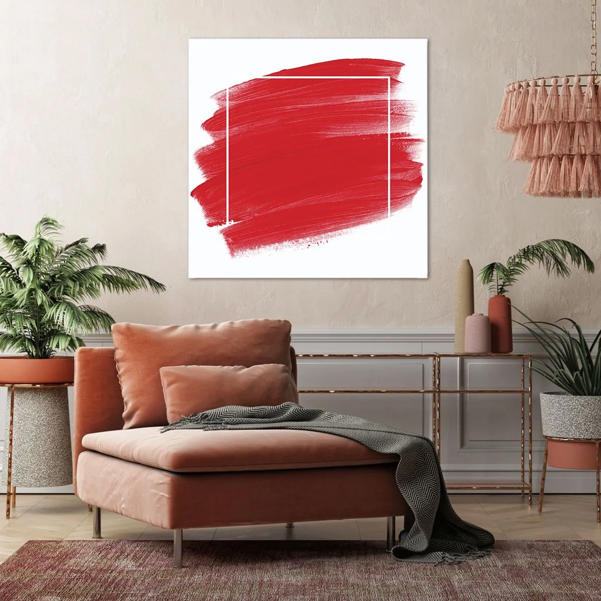 Bild auf Leinwand - Leinwandbild - Aus dem Rahmen - 40x40 cm