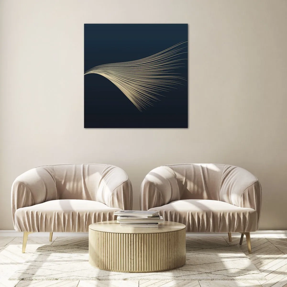 Glasbild - Bild auf glas - Wie das Haar eines Engels - 40x40 cm