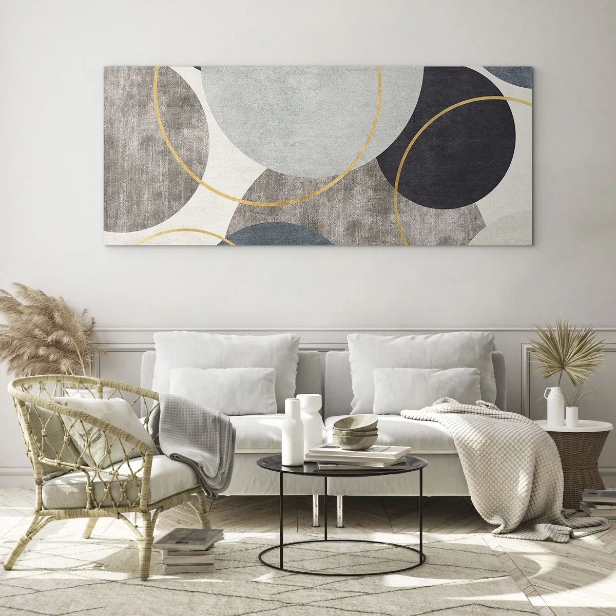 Glasbild - Bild auf glas - Rad für Rad - 90x30 cm