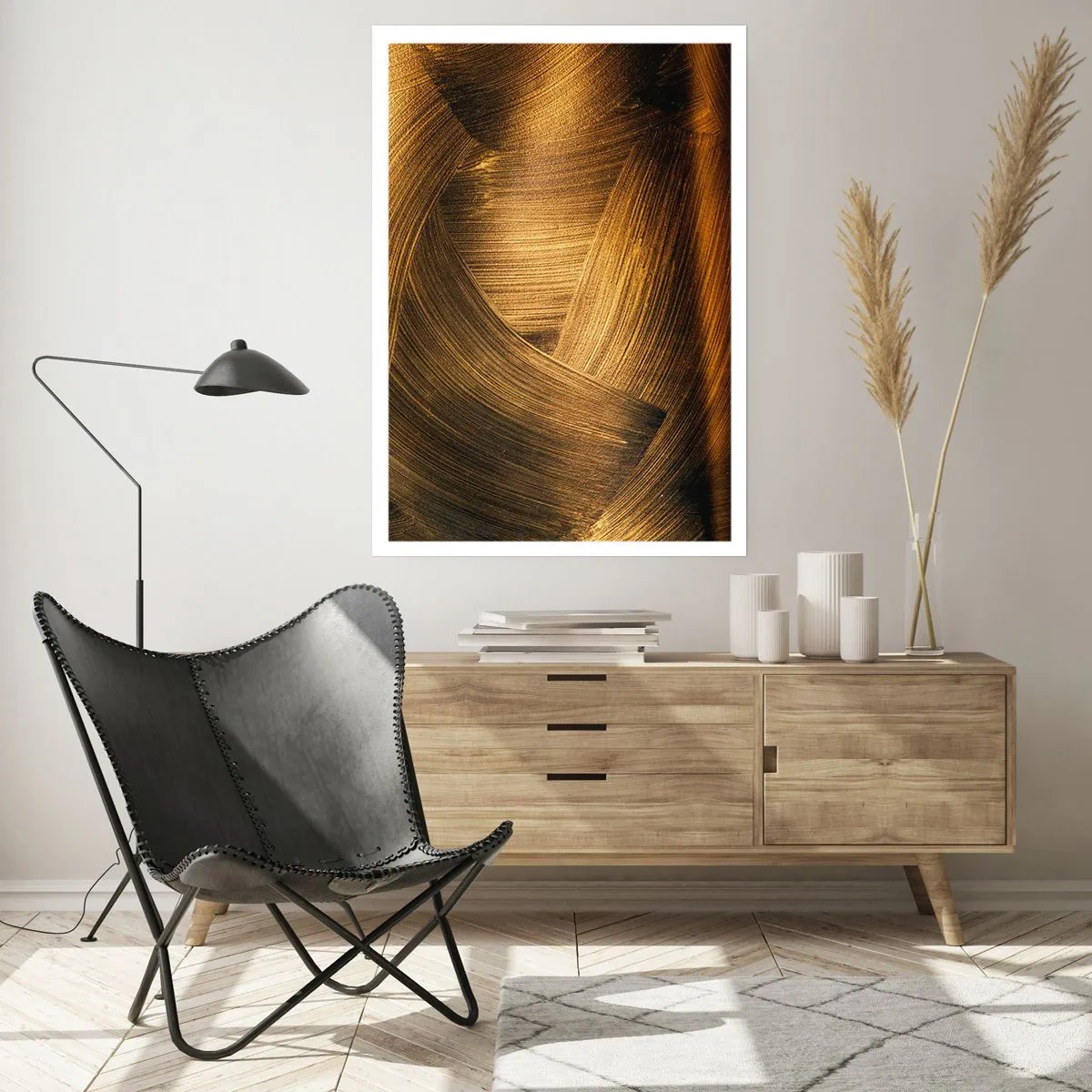 Poster - In einem goldenen Labyrinth - 61x91 cm