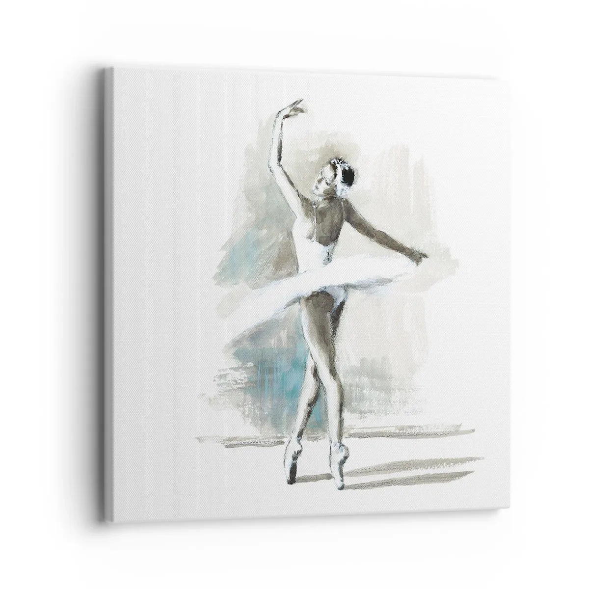 Bild auf Leinwand - Leinwandbild - In einen Schwan verzaubert - 30x30 cm