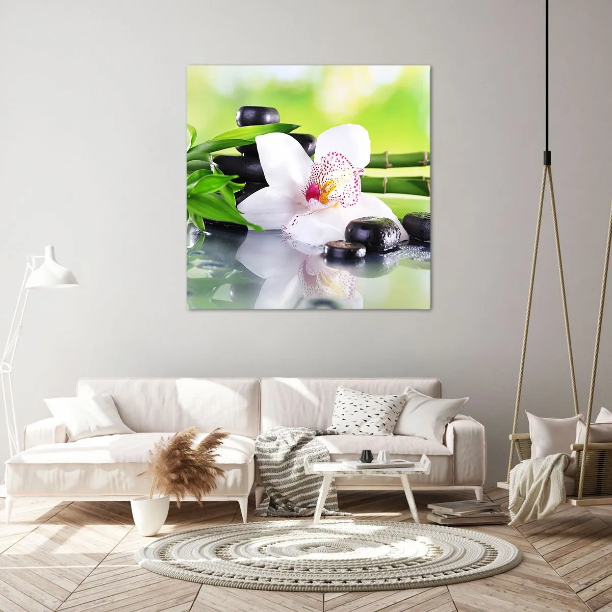 Bild auf Leinwand - Leinwandbild - Kühle Frische - 60x60 cm