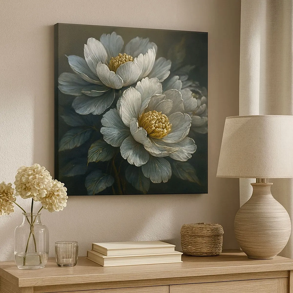 Bild auf Leinwand - Leinwandbild - In Jazz-Atmosphäre - 30x30 cm