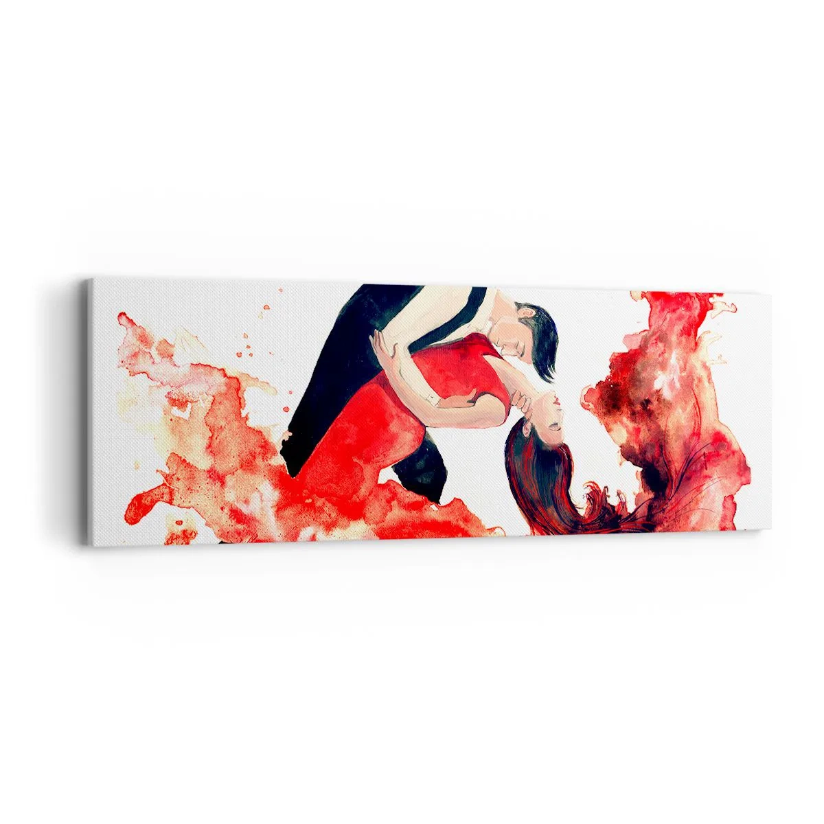 Bild auf Leinwand - Leinwandbild - Tango - eine sinnliche Welle - 90x30 cm