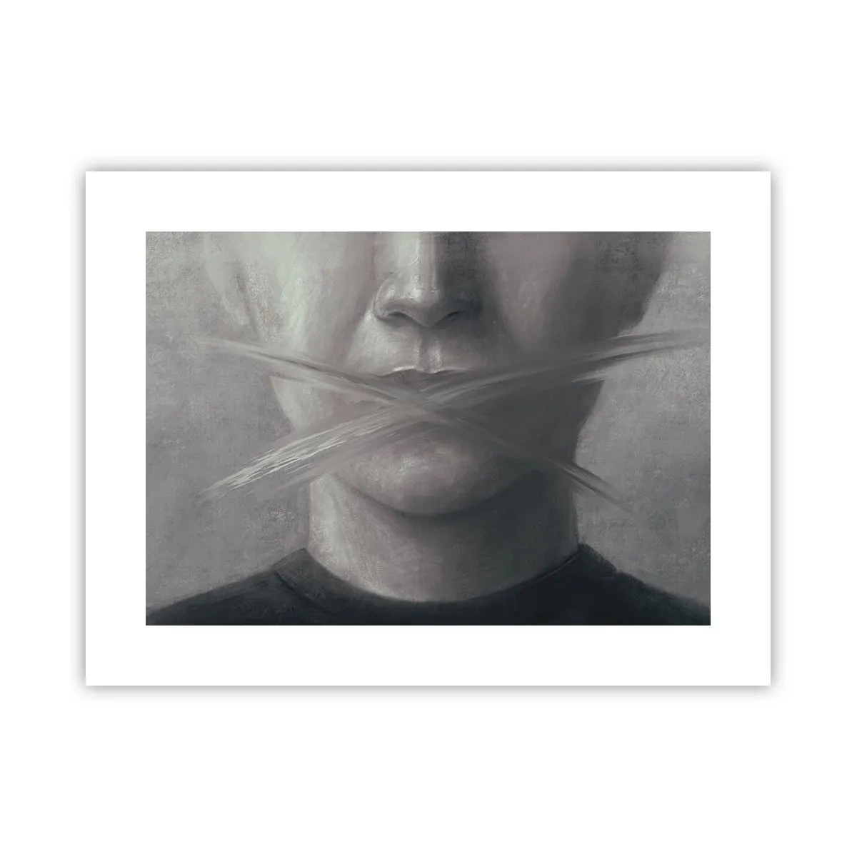 Poster - Ohne ein Wort - 40x30 cm