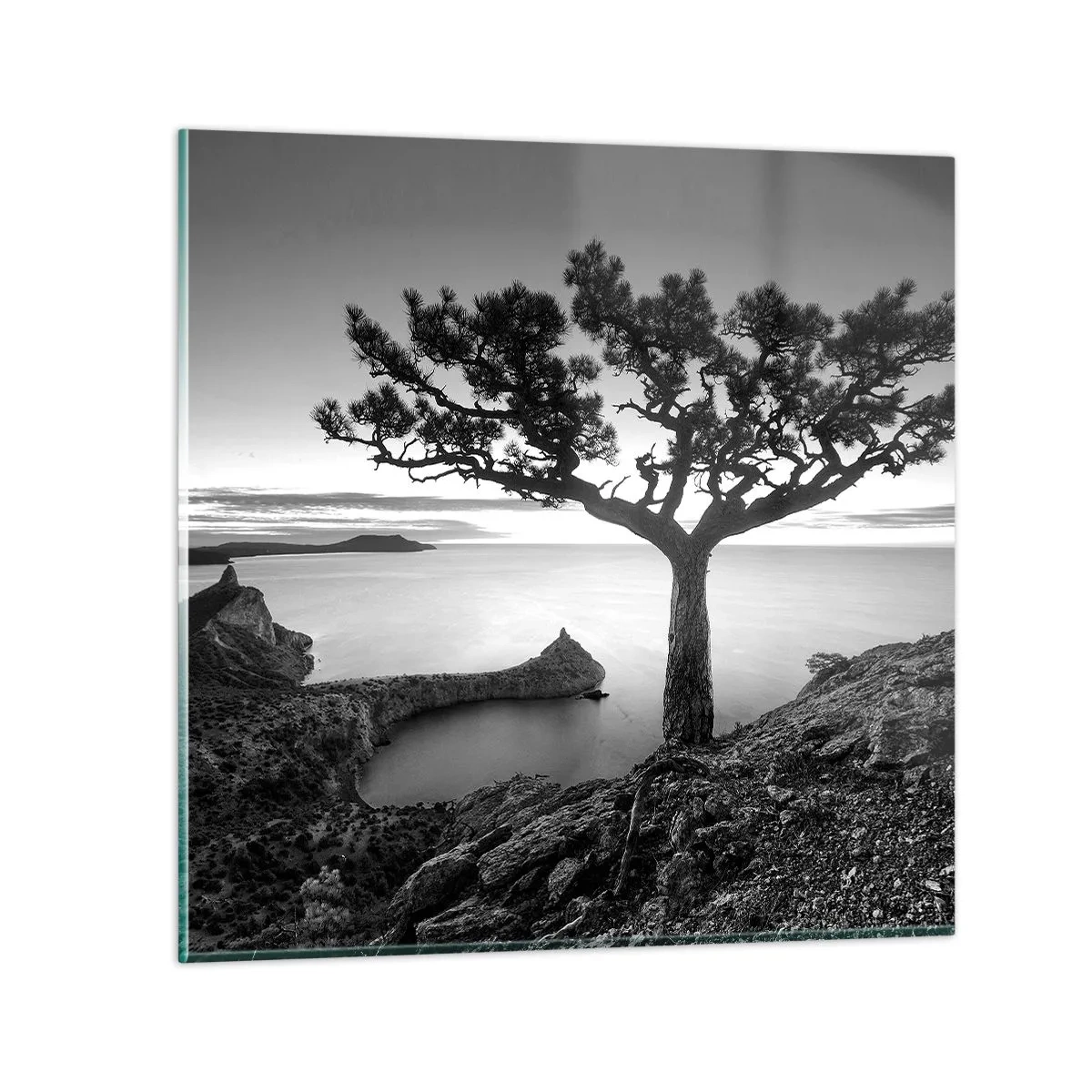 Glasbild - Bild auf glas - Stille bis zum Horizont - 30x30 cm