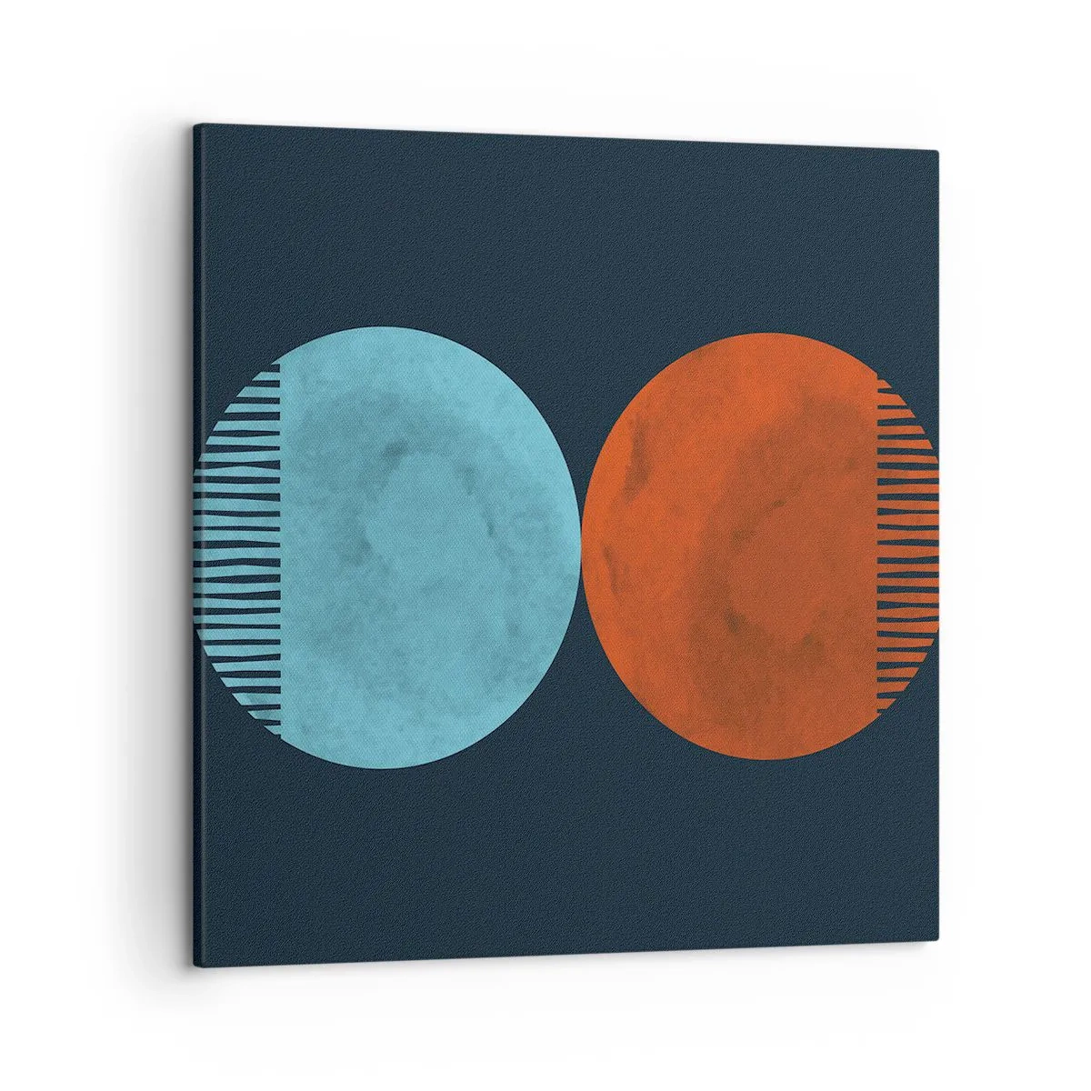 Bild auf Leinwand - Leinwandbild - Nur Geometrie? - 50x50 cm