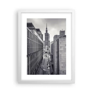Poster in einem weißen Rahmen - Warschauer Tal - 30x40 cm