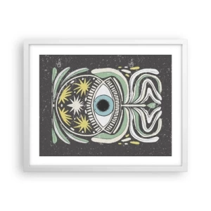 Poster in einem weißen Rahmen - Stammesrituale - 50x40 cm