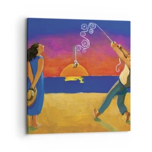 Bild auf Leinwand - Leinwandbild - Mehr als ein Sternchen vom Himmel - 70x70 cm