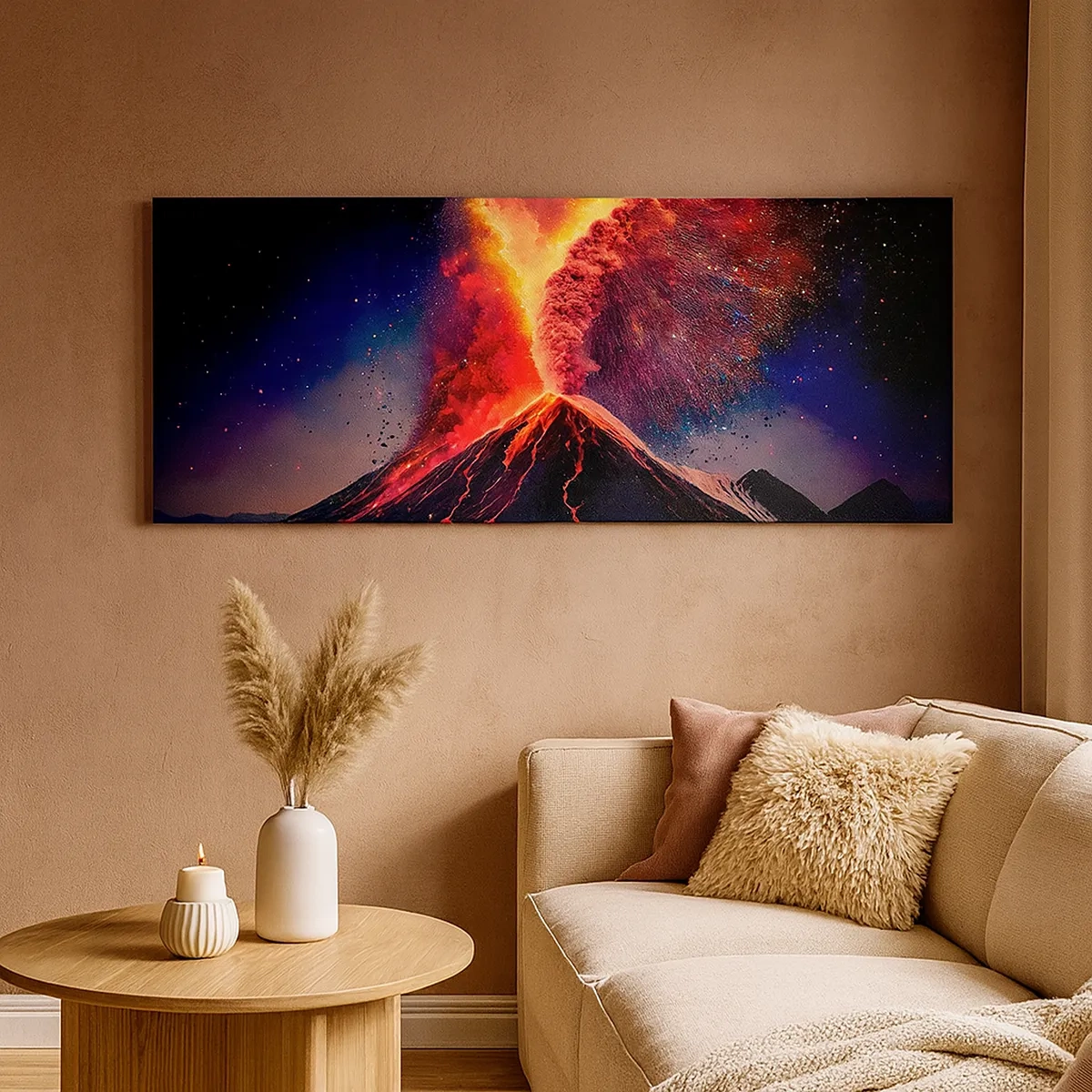 Bild auf Leinwand - Leinwandbild - Schönheit und Horror - 30x30 cm