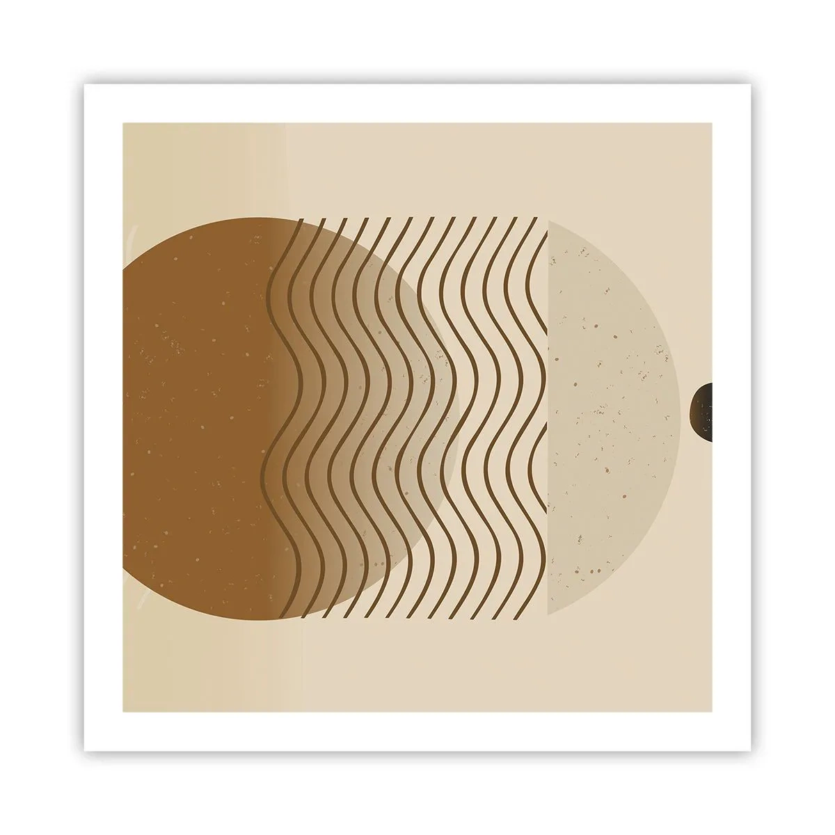 Poster - Zur Entstehung geometrischer Figuren - 60x60 cm