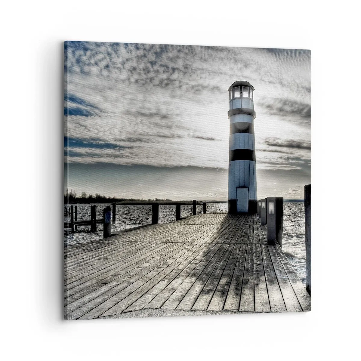 Bild auf Leinwand - Leinwandbild - Matrosen, ich warte auf euch - 60x60 cm