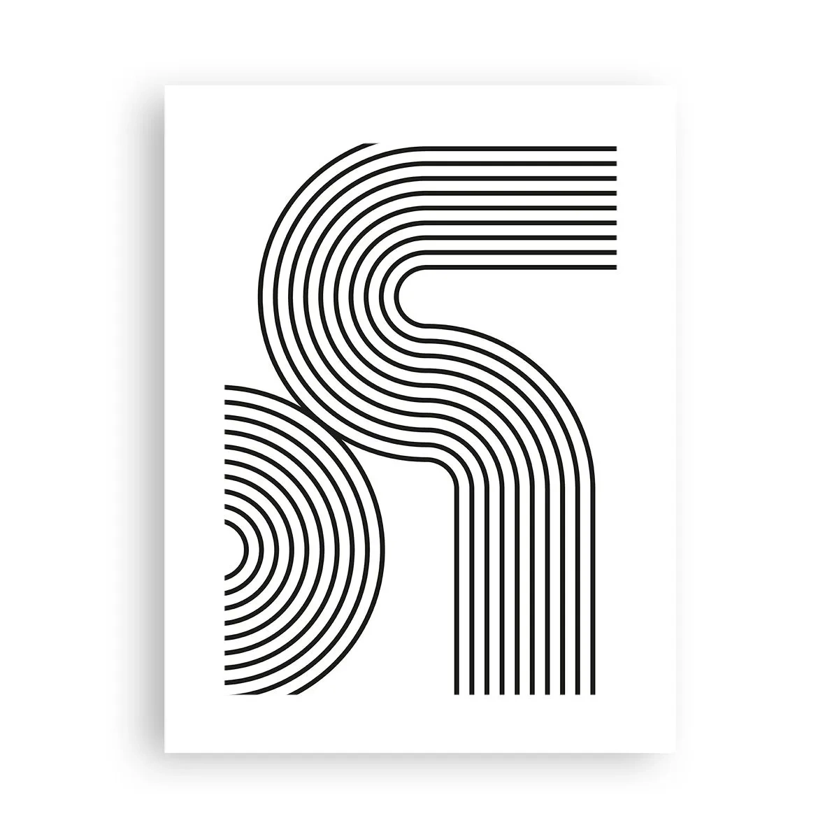 Poster - An der Kurve - 30x40 cm