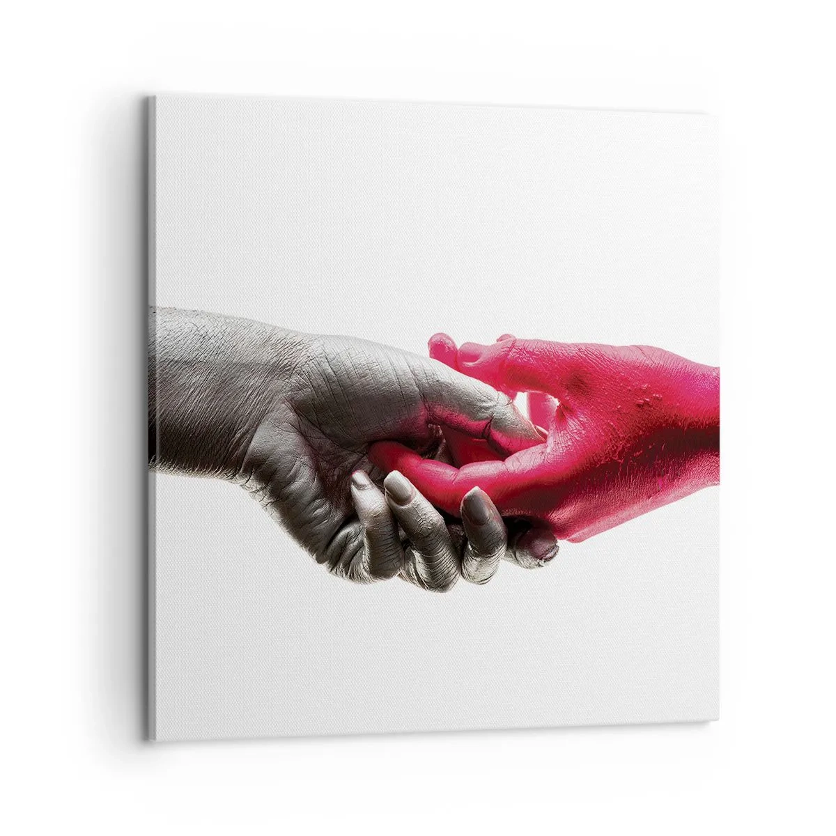 Bild auf Leinwand - Leinwandbild - Gemeinsam, obwohl anders - 60x60 cm