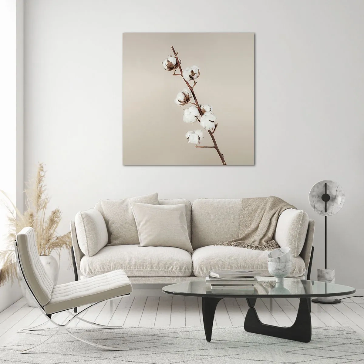 Glasbild - Bild auf glas - An der Quelle der Weichheit - 60x60 cm