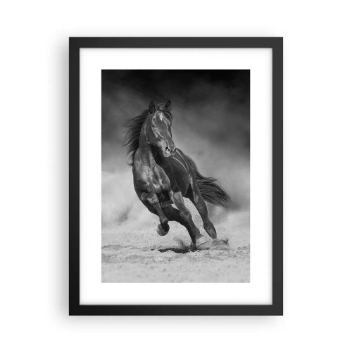 Poster in einem schwarzem Rahmen - Würdig des Emirs selbst - 30x40 cm
