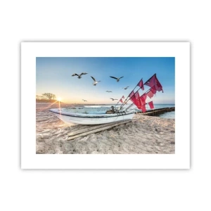 Poster - Wohlverdiente Ruhe - 40x30 cm