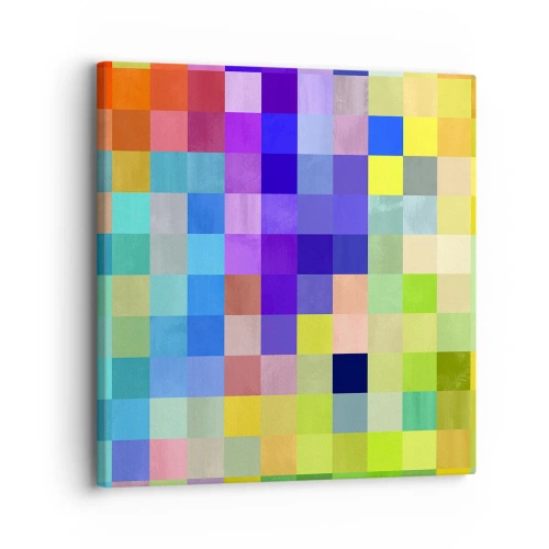 Bild auf Leinwand - Leinwandbild - Alle anderen, alle gleich - 30x30 cm