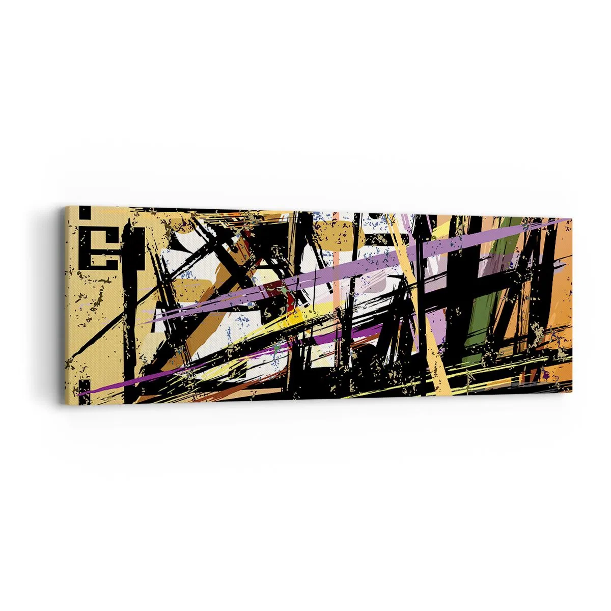 Bild auf Leinwand - Leinwandbild - Ein scharfer Schnitt - 90x30 cm