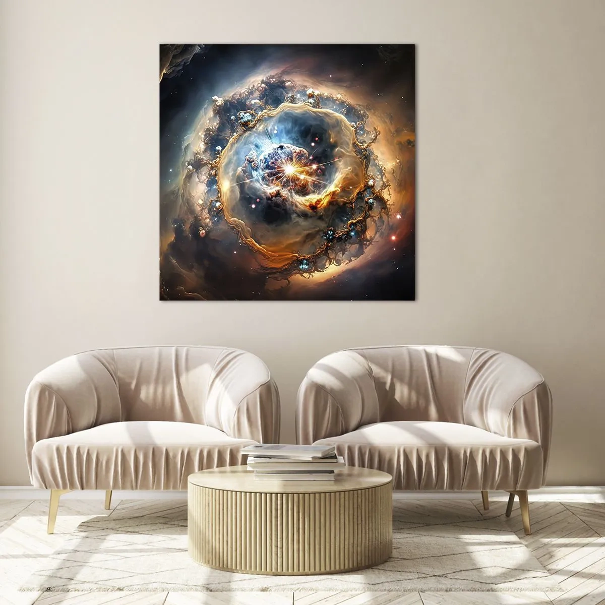 Glasbild - Bild auf glas - Anfang - 30x30 cm