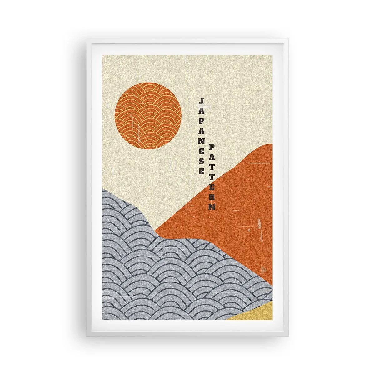 Poster in einem weißen Rahmen - Im japanischen Geist - 61x91 cm