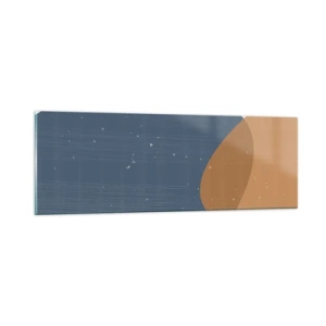 Glasbild - Bild auf glas - Ovale und Einflüsse - 90x30 cm