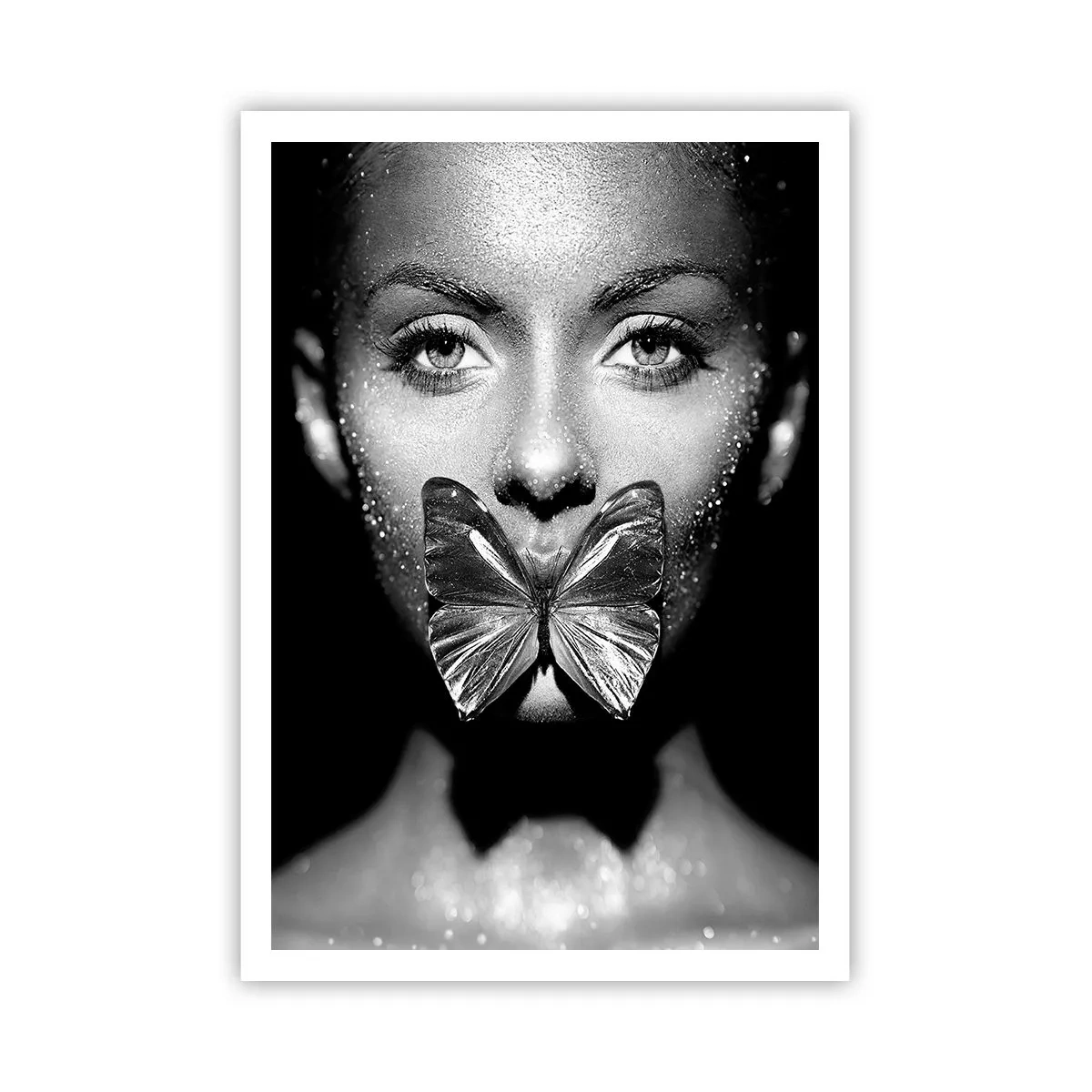 Poster - Schmetterlingskuss - 70x100 cm