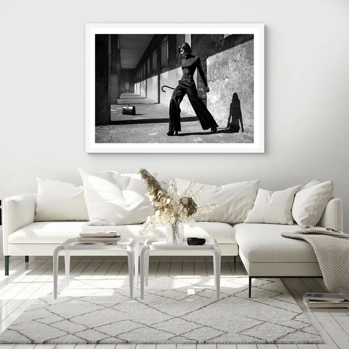 Poster in einem weißen Rahmen - Urbane Eleganz - 40x30 cm