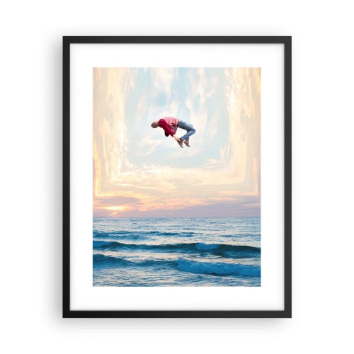 Poster in einem schwarzem Rahmen - In eine andere Dimension - 40x50 cm