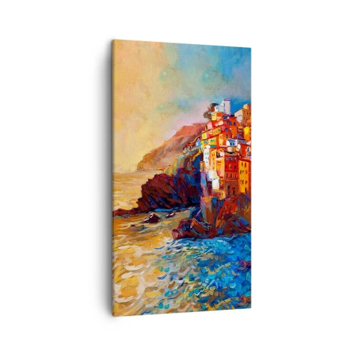 Bild auf Leinwand - Leinwandbild - Italienische Atmosphäre - 45x80 cm