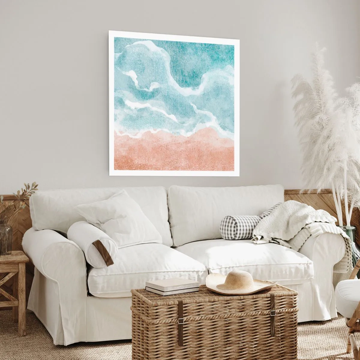 Poster - Cloud-Abstraktion - 40x40 cm