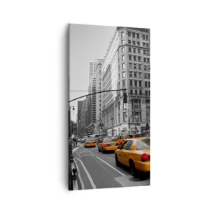 Bild auf Leinwand - Leinwandbild - Sonnen der Großstadt - 55x100 cm