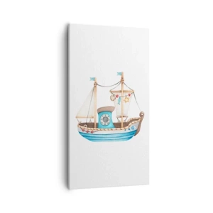 Bild auf Leinwand - Leinwandbild - Ahoi, Abenteuer! - 55x100 cm