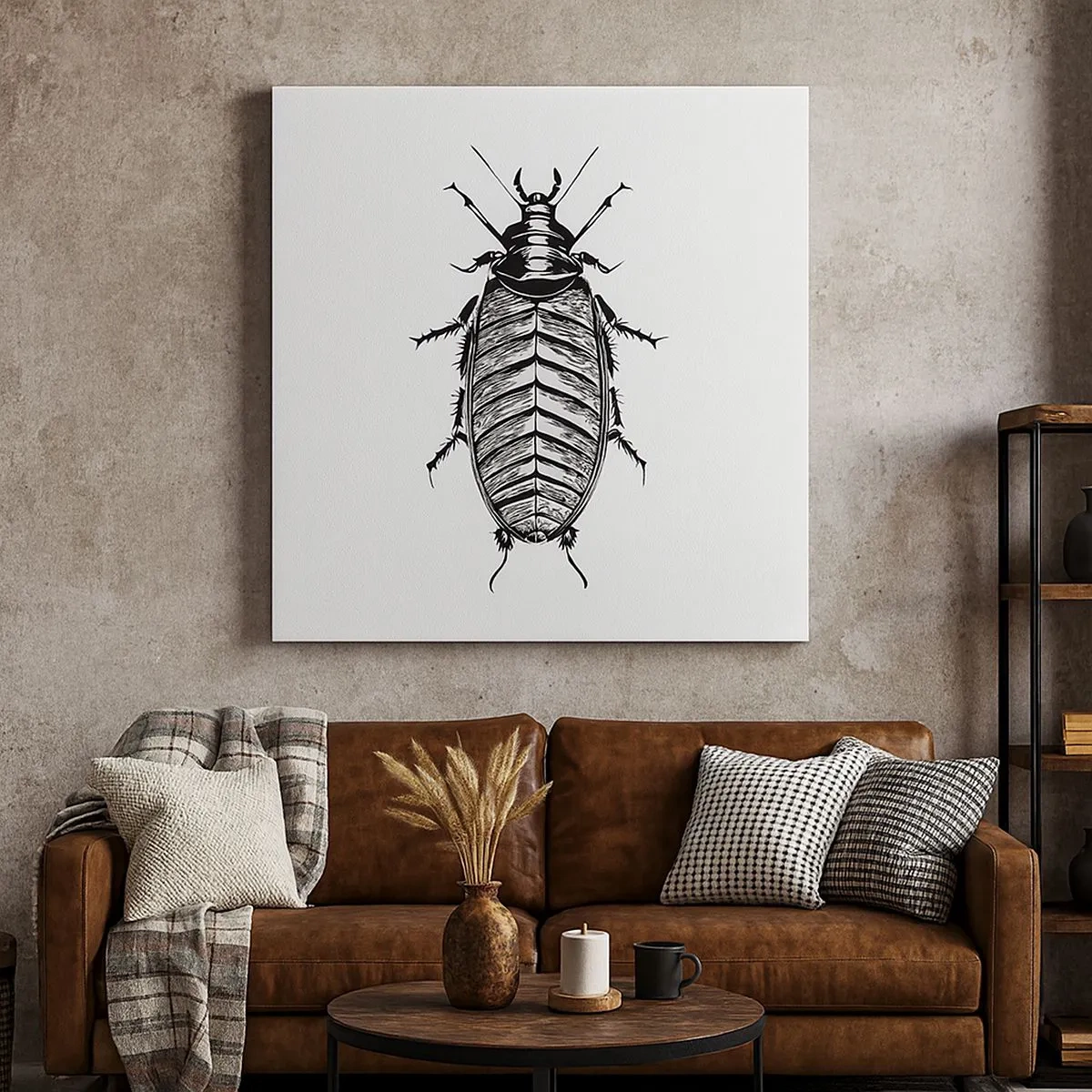 Bild auf Leinwand - Leinwandbild - Was für ein Exemplar! - 30x30 cm