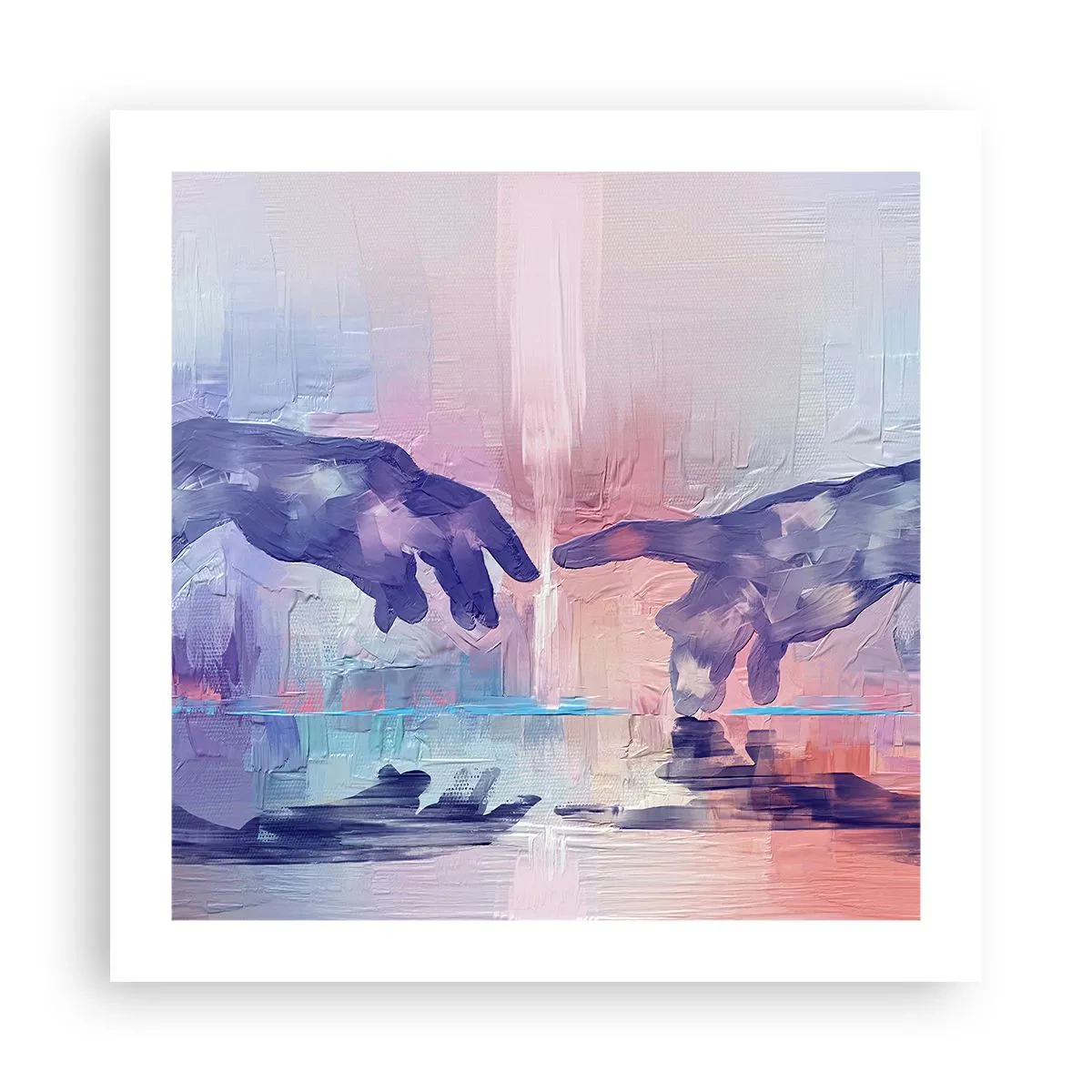 Poster - Göttlicher Funke des Lebens - 50x50 cm