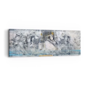 Bild auf Leinwand - Leinwandbild - Wie auf Eis, wie nach Dezember - 90x30 cm