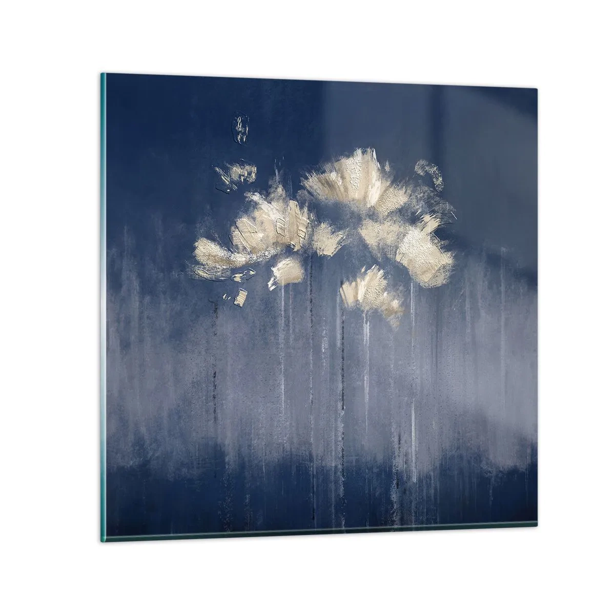 Glasbild - Bild auf glas - Wie Blütenblätter im Wind - 40x40 cm