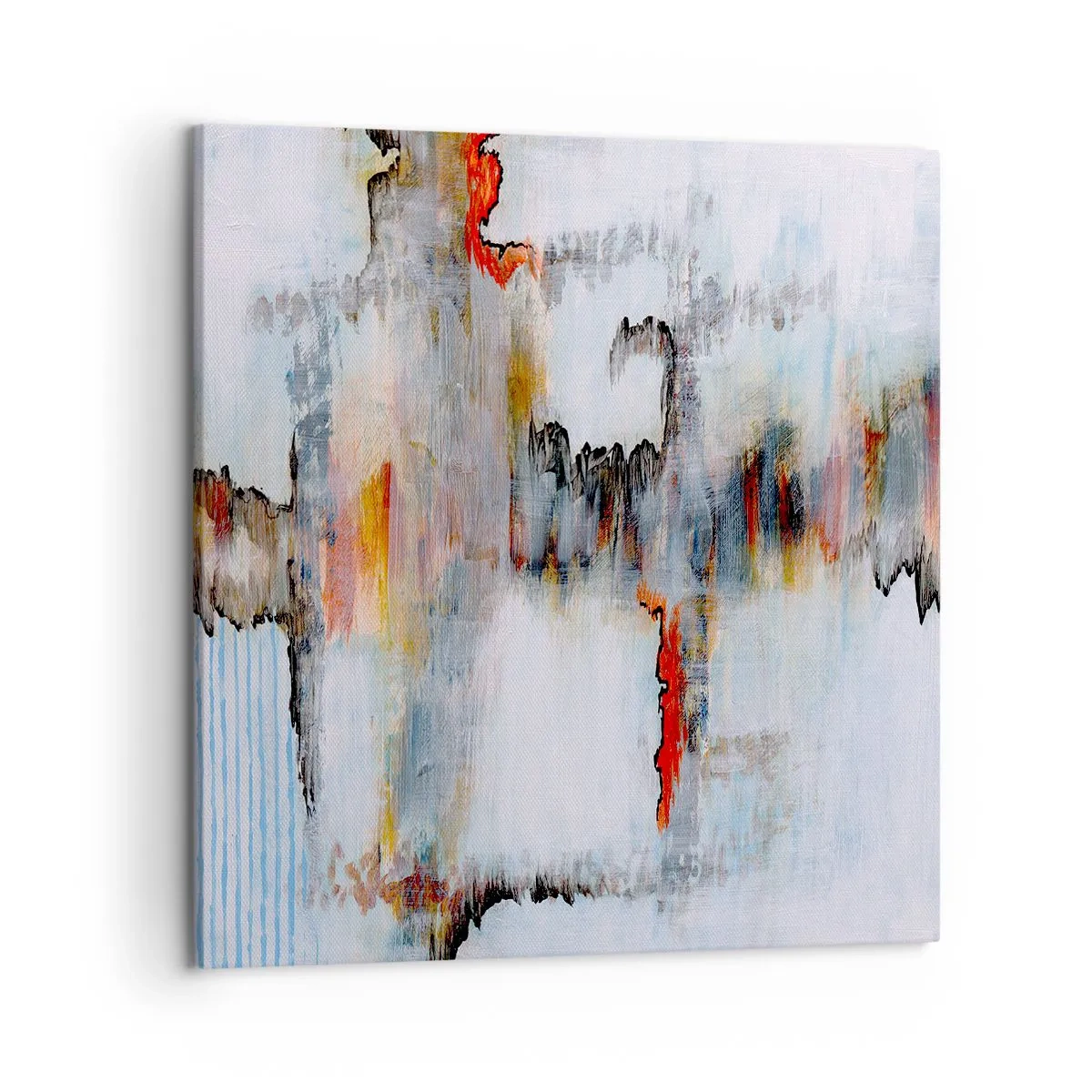 Bild auf Leinwand - Leinwandbild - Ein Stock auf dem Wasser - 50x50 cm