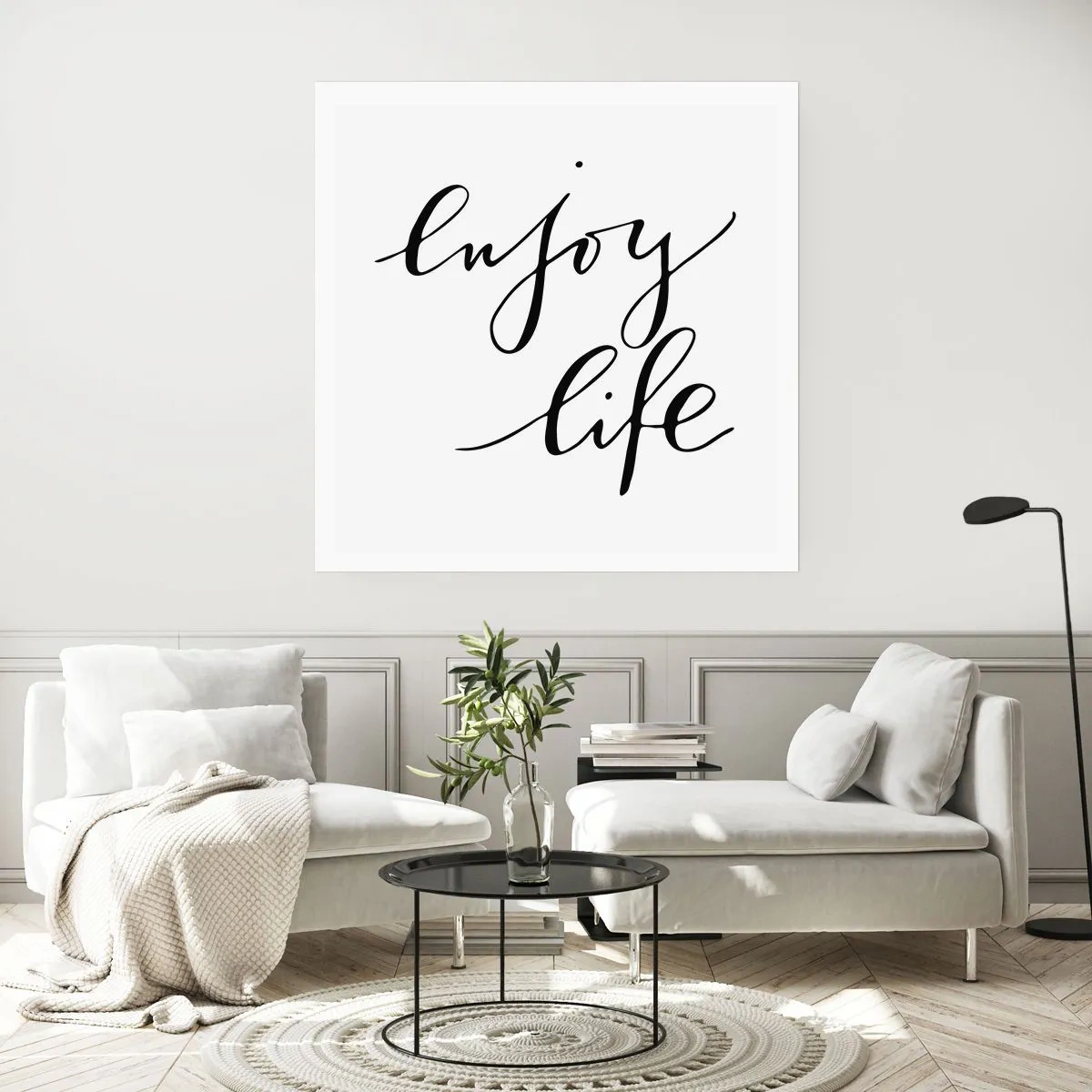 Poster - Nichts hinzufügen… - 40x40 cm